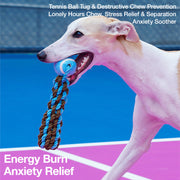 ZEZE Chew-Resistant Rope Knot Toy – Dental Care, Interactive Tug & Entertaining Chew