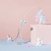 ZEZE Bell & Feather Interactive Wand Toy – Chew-Resistant & Self-Play